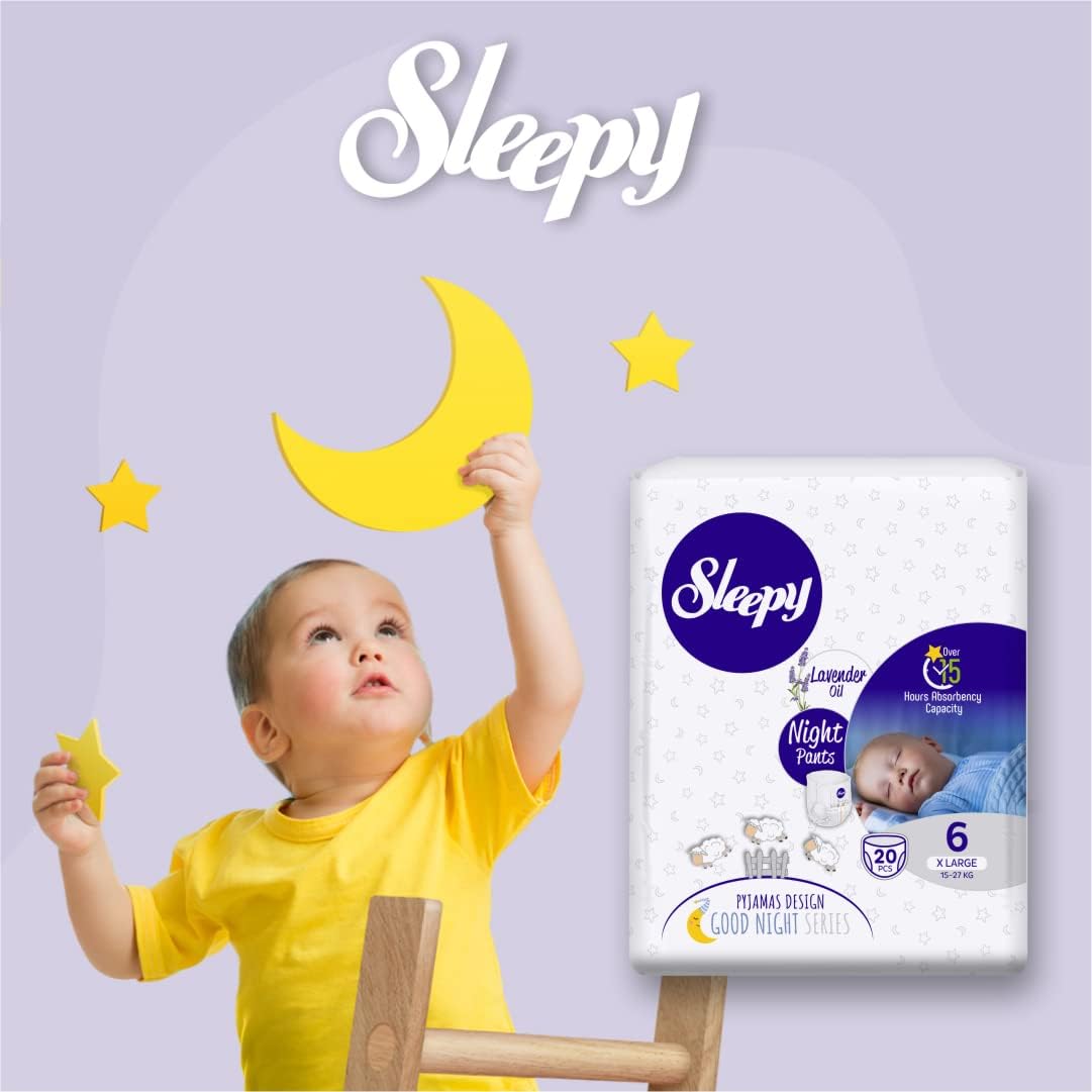 Overnight Slip-On Diaper Pants for Swaddler Babies -Disposable Leakproof Nappy Pants for Maximum 15hr Protection and Dry Night - Size 5 Junior (24-44Lbs, 24 Count) - Image 4